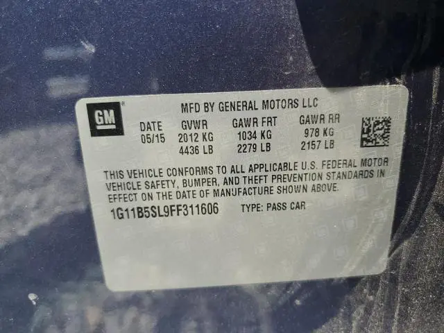 2015 CHEVROLET MALIBU LS  