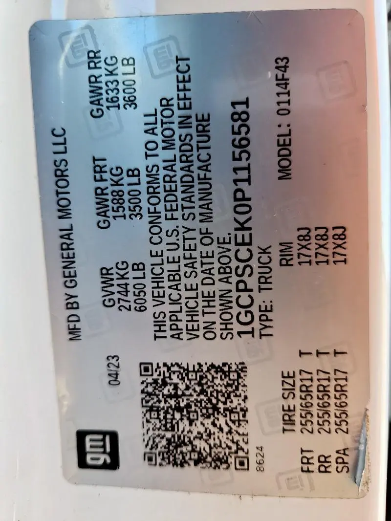 2023 CHEVROLET COLORADO LT  