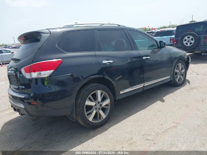 2015 NISSAN PATHFINDER PLATINUM