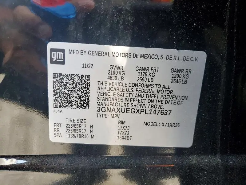 2023 CHEVROLET EQUINOX LT  