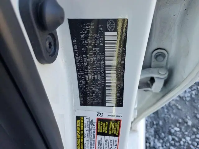 2022 TOYOTA CAMRY SE  