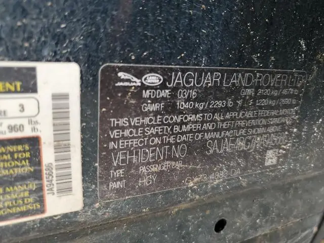 2017 JAGUAR XE PRESTIGE  