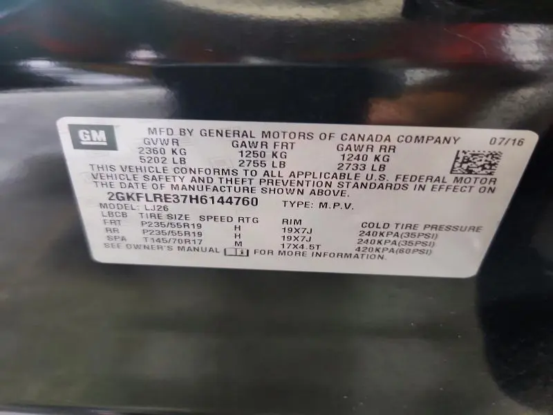 2017 GMC TERRAIN DENALI  