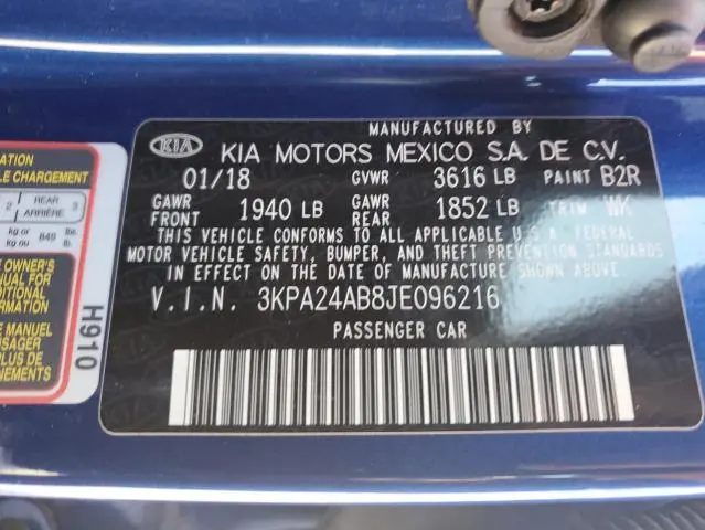 2018 KIA RIO LX