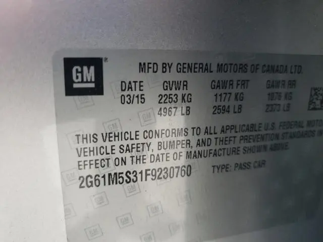 2015 CADILLAC XTS LUXURY COLLECTION  