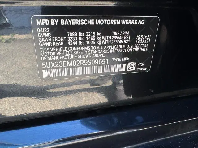 2024 BMW X7 XDRIVE40I  