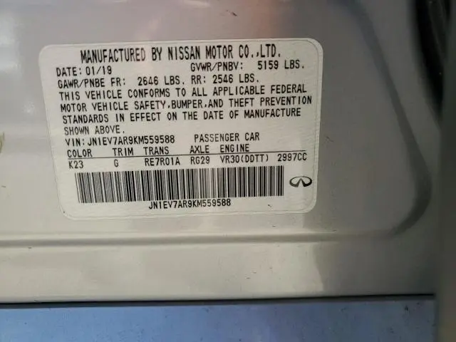 2019 INFINITI Q50 LUXE  