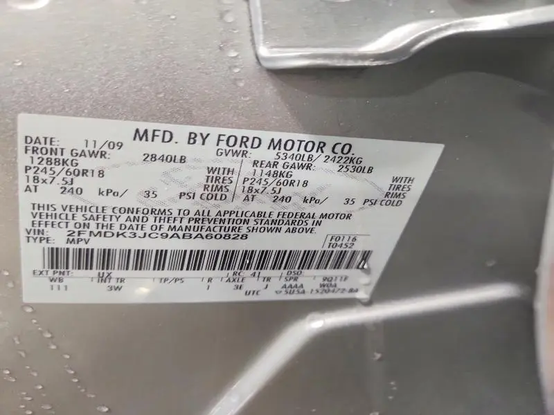 2010 FORD EDGE SEL  