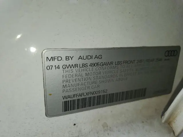 2015 AUDI A4 PREMIUM PLUS  
