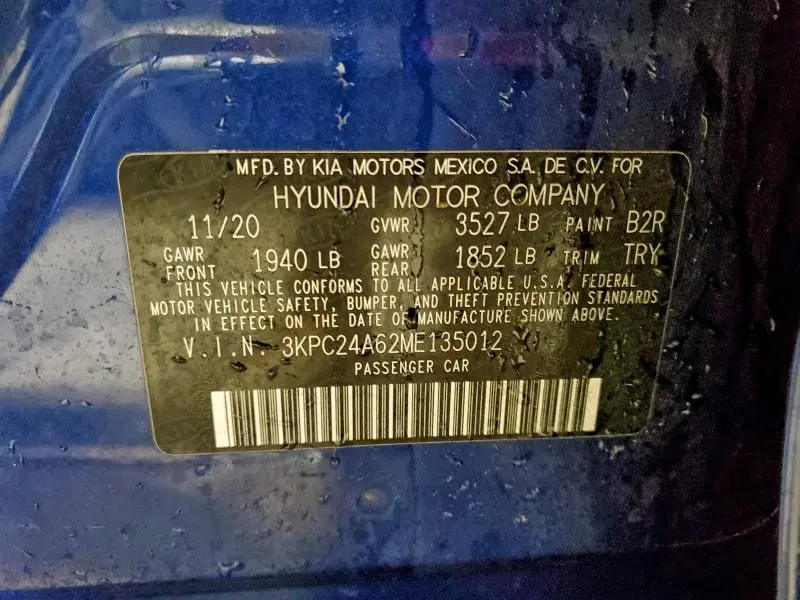 2021 HYUNDAI ACCENT SE  