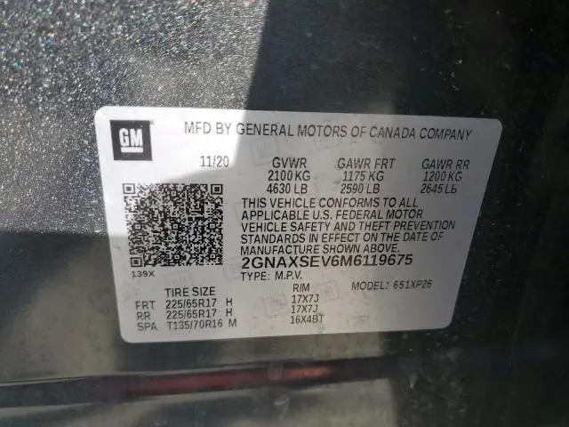 2021 CHEVROLET EQUINOX LS  