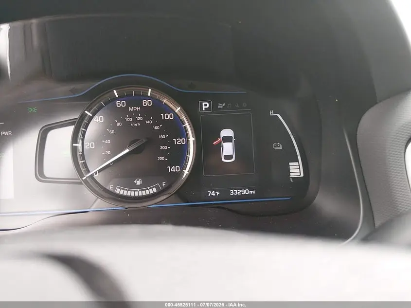 2018 HYUNDAI IONIQ HYBRID BLUE