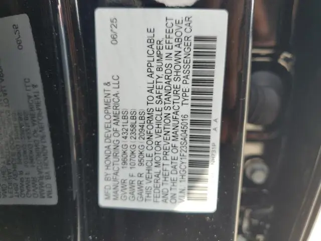 2025 HONDA ACCORD LX  