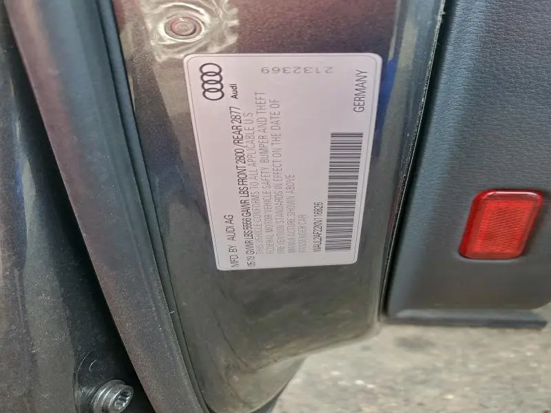 2019 AUDI A6 PREMIUM PLUS  