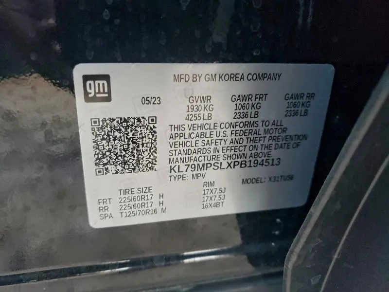 2023 CHEVROLET TRAILBLAZER LT  