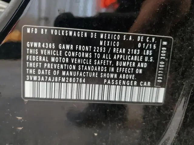 2015 VOLKSWAGEN JETTA TDI  