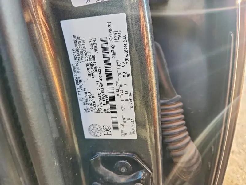 2015 FORD F150 SUPERCREW  