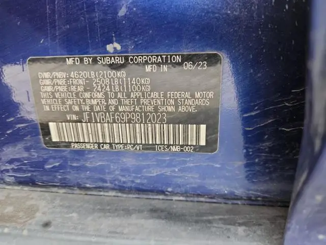 2023 SUBARU WRX PREMIUM  