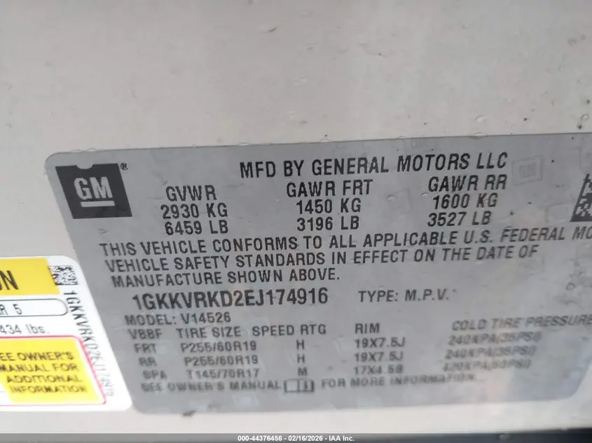 2014 GMC ACADIA SLT-1