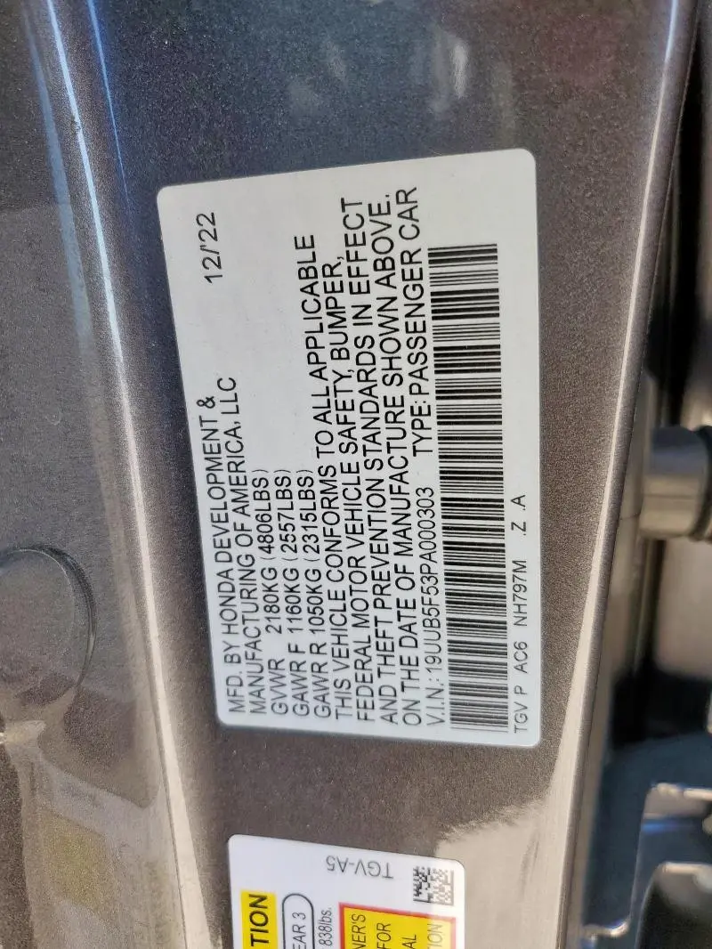 2023 ACURA TLX TECH A  