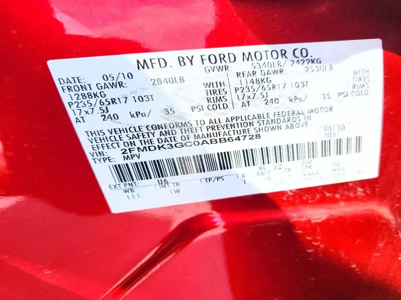 2010 FORD EDGE SE  