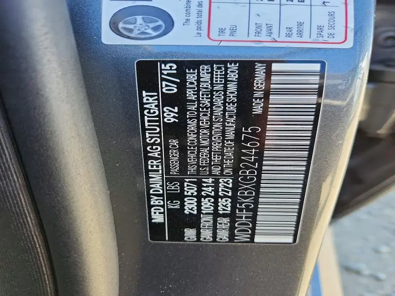 2016 MERCEDES-BENZ E 350  