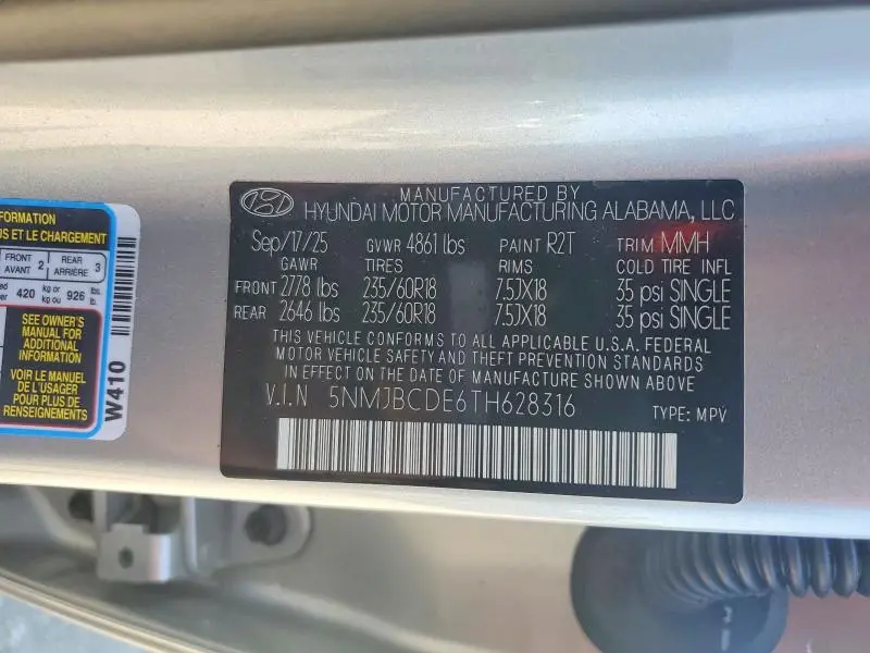 2026 HYUNDAI TUCSON SEL  