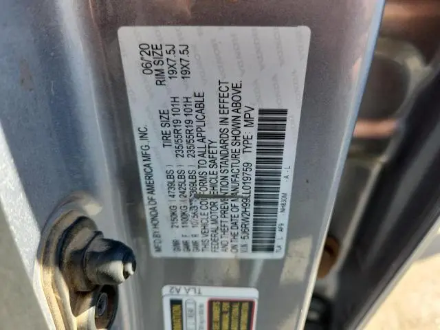 2020 HONDA CR-V TOURING  