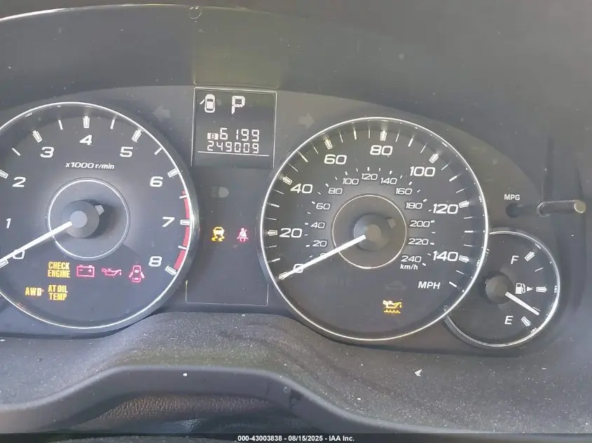 2011 SUBARU OUTBACK 2.5I PREMIUM