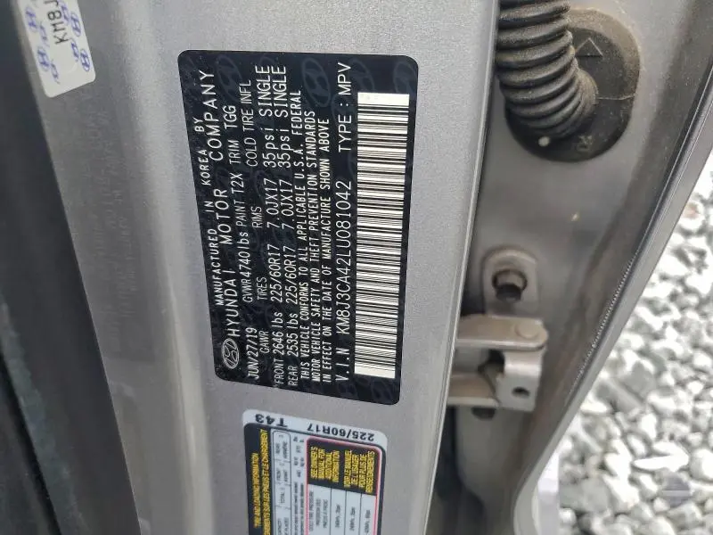 2020 HYUNDAI TUCSON LIMITED  