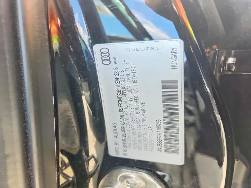 2016 AUDI A3 PREMIUM  