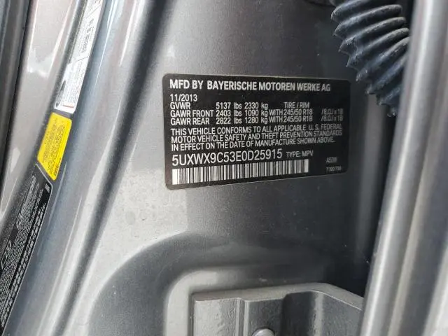 2014 BMW X3 XDRIVE28I  