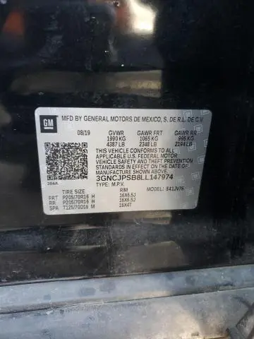 2020 CHEVROLET TRAX 1LT  