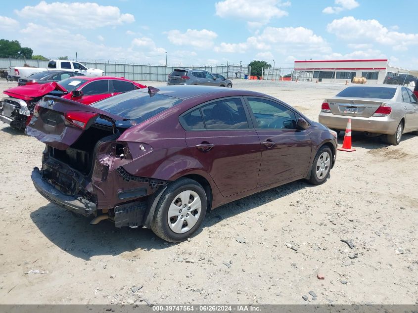 2017 KIA FORTE LX