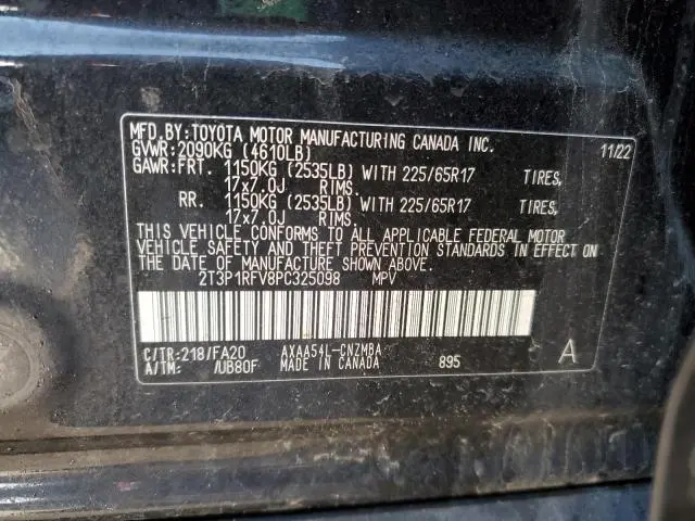 2023 TOYOTA RAV4 XLE  