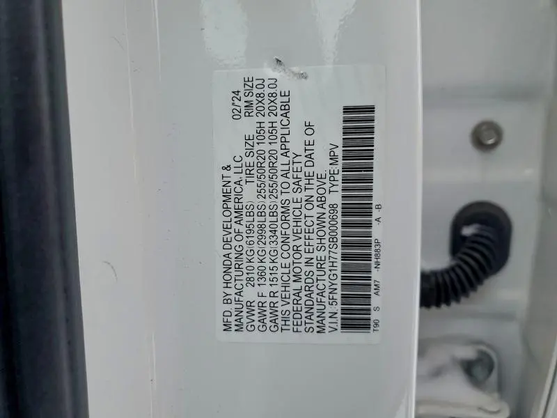 2025 HONDA PILOT TOURING  