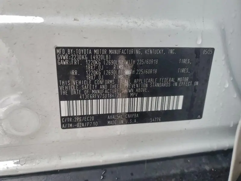 2025 TOYOTA RAV4 XSE  