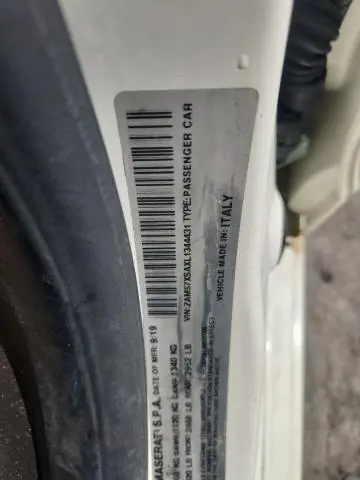 2020 MASERATI GHIBLI   