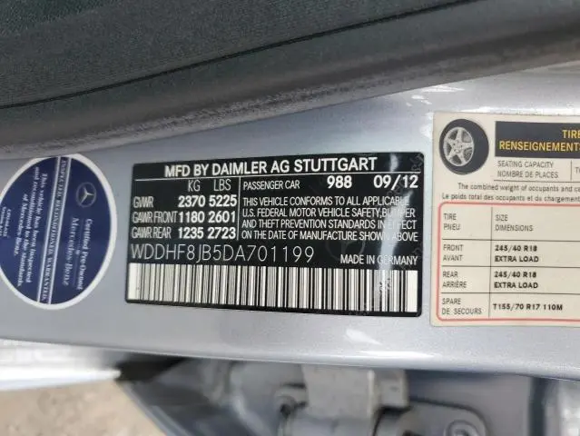2013 MERCEDES-BENZ E 350 4MATIC  