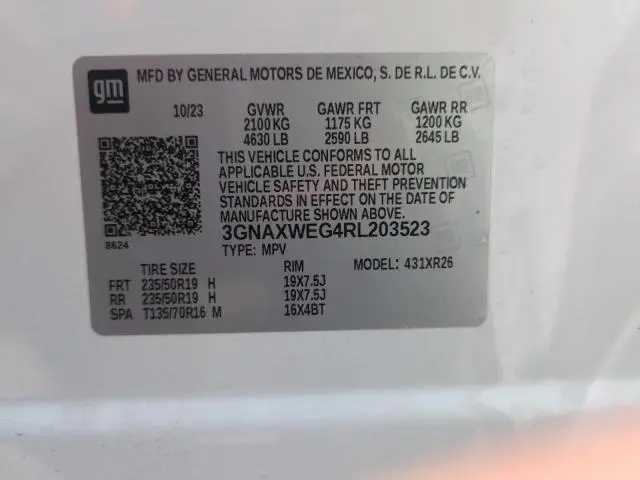 2024 CHEVROLET EQUINOX RS  