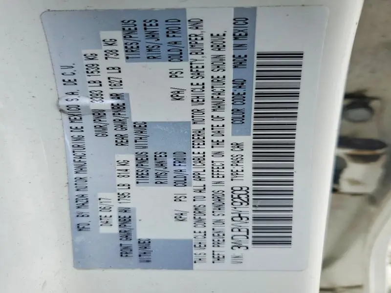 2017 TOYOTA YARIS IA BASE  