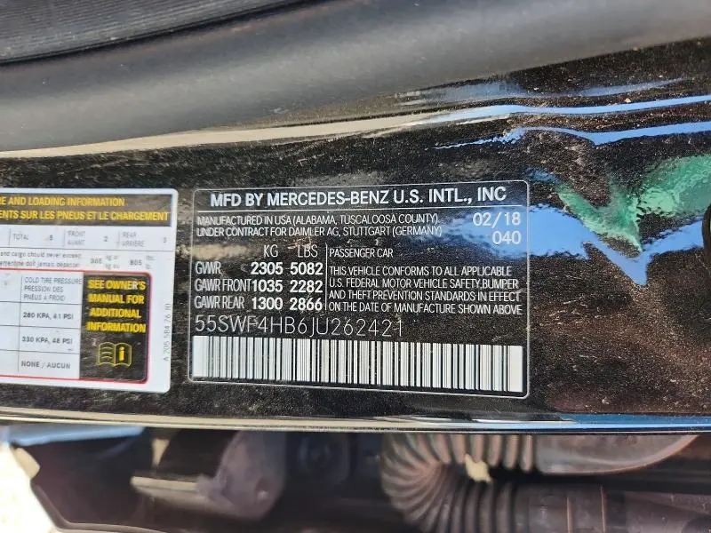 2018 MERCEDES-BENZ C 350E  