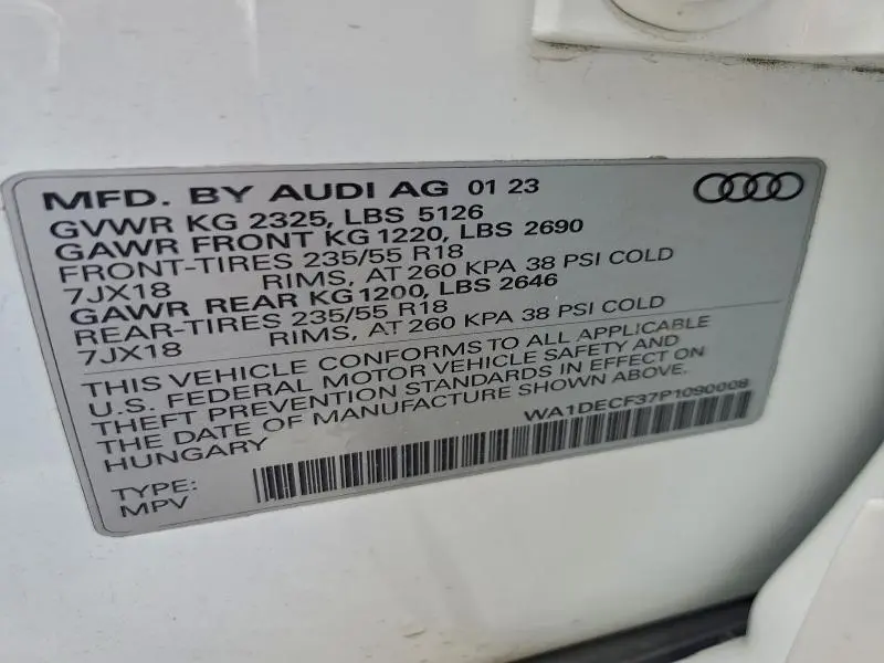 2023 AUDI Q3 PREMIUM S LINE 45  