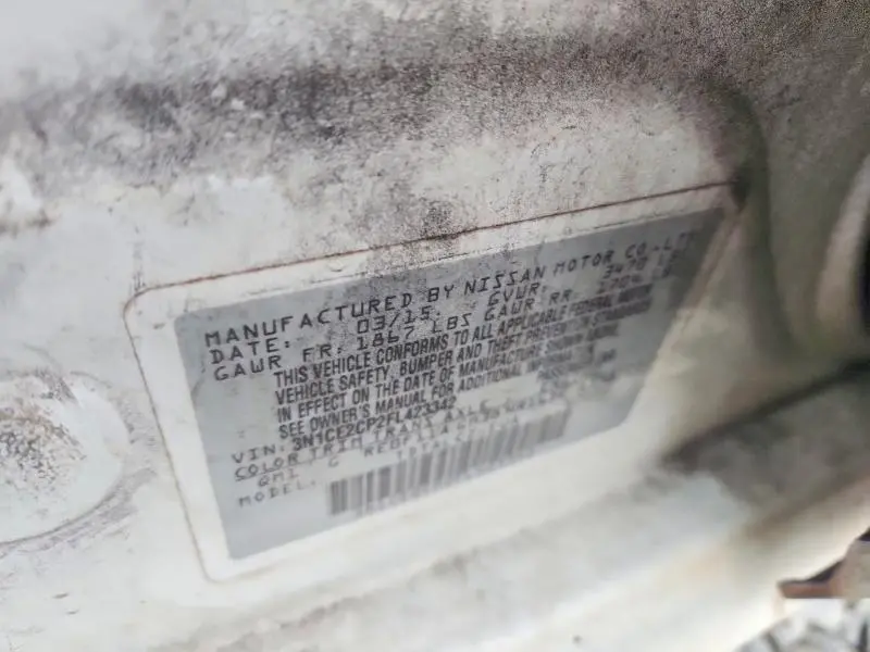 2015 NISSAN VERSA NOTE S PLUS  