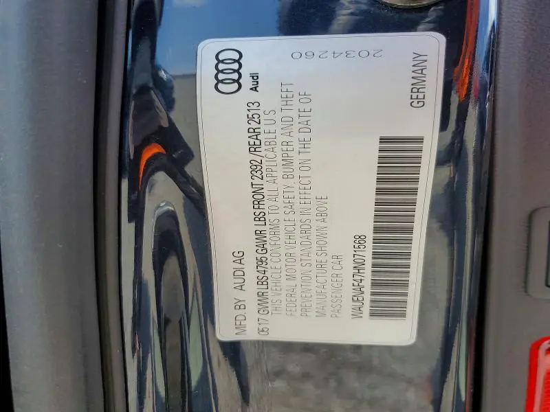 2017 AUDI A4 PREMIUM PLUS  