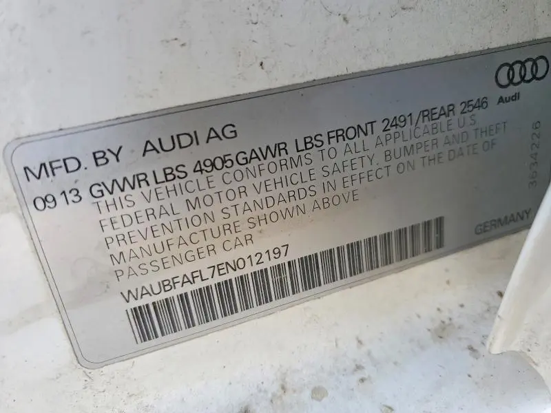 2014 AUDI A4 PREMIUM  