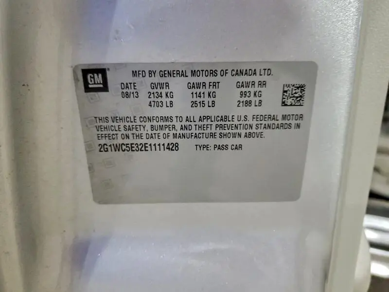 2014 CHEVROLET IMPALA LIMITED LTZ  