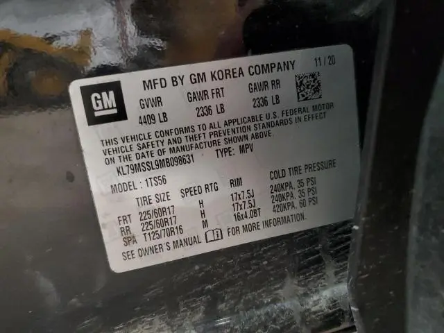 2021 CHEVROLET TRAILBLAZER ACTIV  