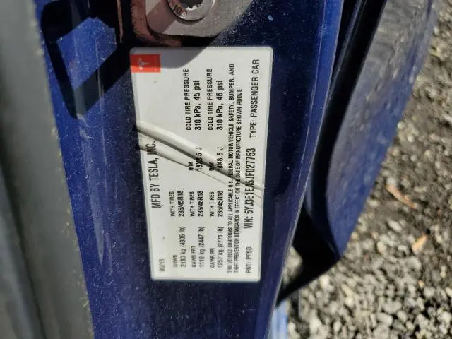 2018 TESLA MODEL 3