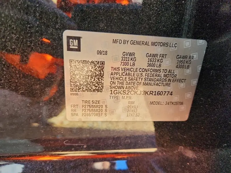 2019 GMC YUKON DENALI  